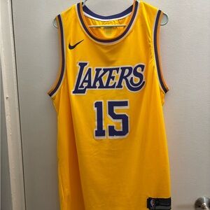 SIGNED Austin Reaves Lakers Basketball Jersey